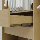 Ver imagem 3 de Guarda-Roupa Casal com Espelho 8 Portas 241cm Multimóveis Madeirado/Cinza