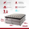 Cama Box Queen  Molas Ensacadas Belvedere 158x198x74 - 3
