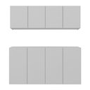 Ver imagem 6 de Conjunto de Banheiro com Aéreo e Balcão 4 Portas Suspenso 123,5cm Multimóveis MP5542 Branco