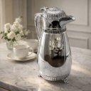 Ver imagem 3 de Garrafa Térmica Prateada 30x18x14cm Design Elegante e Isolamento Térmico Durável