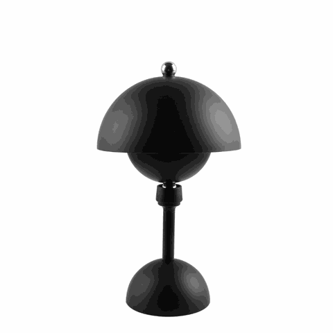 Luminária de Mesa Abajur Mag Ufo Preto 5w Led 3em1 Dimerizável e Recarregável 31cm Ds8316