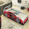 Cama Carro Infantil Vermelho Com Baú Com Colchão - 5