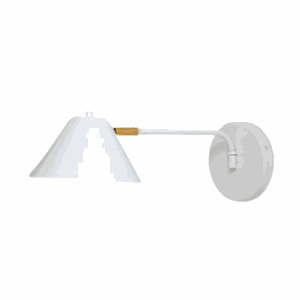 Luminária de Parede Arandela Articulada Bak Branco