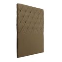 Ver imagem 1 de Cabeceira para Box Solteiro Americano Miami Veludo Marrom 96cm Bonan