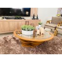 Ver imagem 6 de Mesa de Centro de Sala Ripado Redondo 100 X 100
