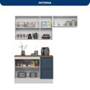 Ver imagem 6 de Cozinha Modulada 3 Peças 6 Portas 2 Gavetas Balcão com Tampo Unna Yescasa
