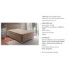 Cama Box Casal: Colchão Molas Paropas Extrapedic Fascinium + Base CRC Suede Brown(138x188) - 2
