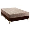Cama Box Casal: Colchão Molas Paropas Extrapedic Fascinium + Base CRC Suede Brown(138x188) - 1