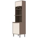Ver imagem 5 de Kit Cozinha Completa 6 Peças 14 Portas Marrom Off White