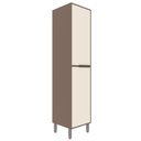 Ver imagem 6 de Kit Cozinha Completa 6 Peças 14 Portas Marrom Off White
