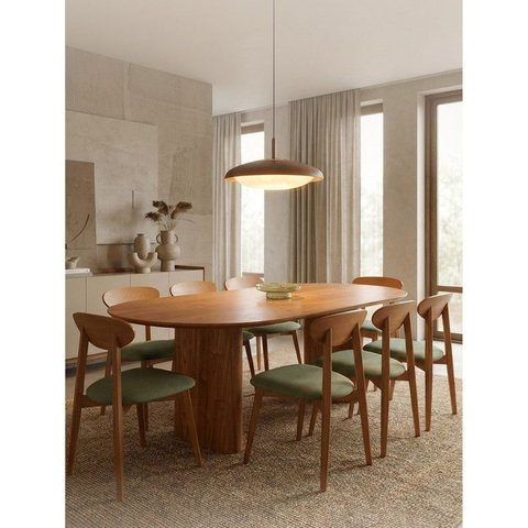 Sala de Jantar Moderna 8 Cadeiras - Toscana - Requinte Salas