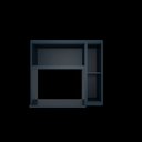 Ver mais imagens de Nicho para Forno Microondas em Mdf Cozinha Sevilha Azul Órion