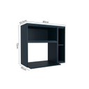Ver imagem 4 de Nicho para Forno Microondas em Mdf Cozinha Sevilha Azul Órion