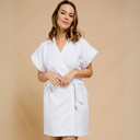 Ver imagem 3 de Roupão de Banho Havai Felpudo Curto Adulto M Branco