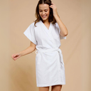 Ver imagem 2 de Roupão de Banho Havai Felpudo Curto Adulto M Branco