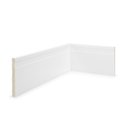 Ver imagem 1 de Rodapé de Poliestireno 10cm x 10mm x 2,40m Frisado Nfr Rodapés Branco Ruffino