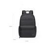 Mochila Notebook Casual Impermeável Viagem Escolar Preta - 7