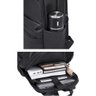 Mochila Notebook Casual Impermeável Viagem Escolar Preta - 12