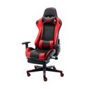 Ver imagem 2 de Cadeira Gamer Giratória Regulavel Em Couro Mvp