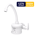 Ver imagem 2 de Torneira Elétrica Plus para Cozinha de Parede Bica Alta 4 Temperaturas Branca 4800W / 127V Durín