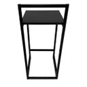 Ver imagem 7 de Banqueta Alta Bistrô Ferro e Madeira Milão Cor Preto - Kmj