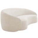 Ver imagem 4 de Sofá 2 Lugares Amore 160cm Orgânico Luxo Recepção Escritório Linho