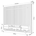 Ver imagem 4 de Painel Tv 85 You 2.7 com Bancada Época Cinamomo-off - Hb Móveis