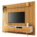 Ver imagem 2 de Painel Tv 85 You 2.7 com Bancada Época Cinamomo-off - Hb Móveis