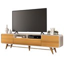 Ver imagem 5 de Painel Tv 85 You 2.7 com Bancada Época Cinamomo-off - Hb Móveis