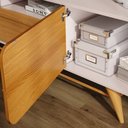 Ver imagem 6 de Painel Tv 85 You 2.7 com Bancada Época Cinamomo-off - Hb Móveis