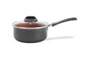 Ver imagem 1 de Panela com Tampa Brinox Topázio 1,3 Litros Ø 16 Cm Antiaderente Pró-flon Cinza Range