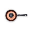 Ver imagem 3 de Panela com Tampa Brinox Topázio 1,3 Litros Ø 16 Cm Antiaderente Pró-flon Cinza Range