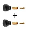 Ver imagem 1 de Kit 2 Conversor Adaptador Registro Docol X Acabamento Deca