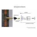 Ver imagem 2 de Kit 2 Conversor Adaptador Registro Docol X Acabamento Deca