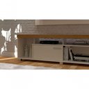 Ver imagem 7 de Rack com Painel para TV 65 Polegadas Tomaz 182cm MDP Cinamomo e Off White Madetec Móveis