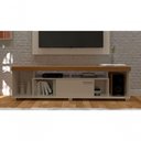 Ver imagem 5 de Rack com Painel para TV 65 Polegadas Tomaz 182cm MDP Cinamomo e Off White Madetec Móveis