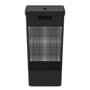 Cesto de Roupa Suja Tampa Grid 49l Organizador Área Serviço