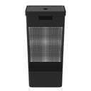 Ver imagem 1 de Cesto de Roupa Suja Tampa Grid 49l Organizador Área Serviço