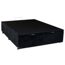 Ver imagem 6 de Cama Box Baú Casal Suede Sereneprime Preto 138x188x44