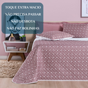 Ver imagem 5 de Conjunto Cama King Size Colcha Romance 200 Fios Super Elegante Petit Poá:rose