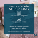 Ver imagem 7 de Conjunto Cama King Size Colcha Romance 200 Fios Super Elegante Petit Poá:rose