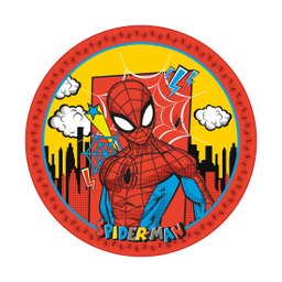 Toalha de Praia Infantil Redonda Homem Aranha - 1