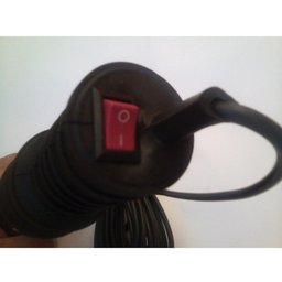 Cordão Empendente Luz 72 Leds Ultra Branco- Fio Pp 10 Mts. Ligar Acend.cigarros 12volts - 4