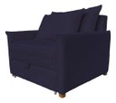 Ver imagem 3 de Poltrona Sala Moderna Monica Suede Confortavel