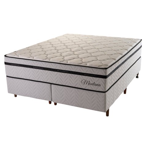 Cama Box Queen Molas Ensacadas Montana Master 158x198x71 Hellen Colchões
