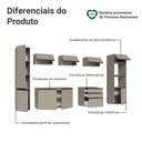 Ver imagem 4 de Armário de Cozinha Completa 280cm Suspensa Crema Nice Madesa 06