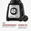 Ver imagem 6 de Liquidificador Mondial Turbo Glass 1400w L-1400gi Preto 220v