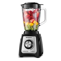 Liquidificador Mondial Turbo Glass 1400w L-1400gi Preto 220v - 1