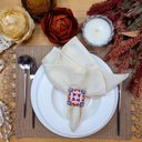 Ver imagem 2 de Kit 4 Sousplats Yoi String Bege 38cmx38cm