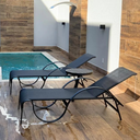 Ver imagem 2 de Kit de Móveis para Piscina Cadeiras Aluminio e Mesas Área Externa